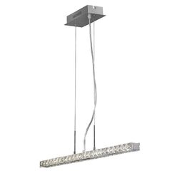 Inspired Lighting Galaxy Loft Vedhæng Lineær 12W LED 4000K poleret Krom, Krystal