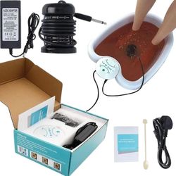 Ionic Foot Spa kotona ja puhdista - ioninen jalkakylpykone, detoksifioi sinut vaarallisistaEi sisällä allasta AU Plug
