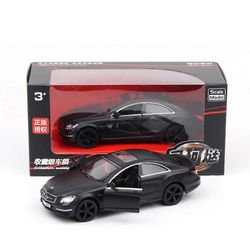 1:36 Mercedes Benz CLS C63 AMG High Simulation Diecast Model Cars Luxury Alloy Vehicle Model Car Collection lelu lapselle A57 Matte Black With box