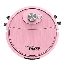 8088 3-in-1-toiminto älykäs lakaisurobotti ladattava langaton lattiapölynimuri - vaaleanpunainen Pink
