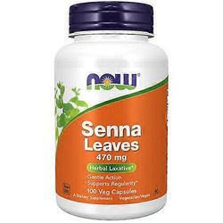 Now Foods Senna Leaves, 470 mg, 100 kapselia (2 kpl pakkaus)