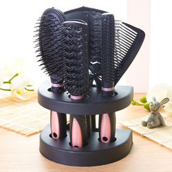 Fashionfresh 5pcs antistatisk pude kampensel PINK
