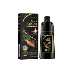 Black Hair Dye shampoo, Black Hair Shampoo, Hair Dye Shampoo 3 IN 1, pitkäkestoinen ja kasvikaava (100ml)