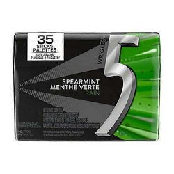 5 Gum Spearmint Rain maustettu sokeriton purukumi, 6 kertaa (tapaus 6)
