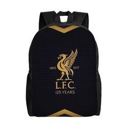 Liverpool Kevyt Reppu Ulkoilu Matka Lapset Suuren kapasiteetin tulostus Opiskelijan koululaukku Rento Olkalaukku-HK5164