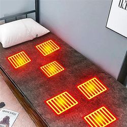 Ersam 160x150cm usb sähköpeitot sängylle 3-vaihteinen termostaatti lämmityspatja pestävä tyyny lämpimämpi