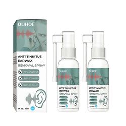 2kpl Anti Tinnitus Korvavahan poistosuihke 30ml
