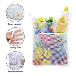 Xqday 2 stykker Bad Legetøj Opbevaring Organizer Bath Legetøj Net Bath Legetøj Storage Mesh