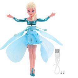 Lentävä keijuprinsessa lelu älykäs induktio abs 120mah taivastanssijat nukke lapsille tytöt ulkona leikkiminen