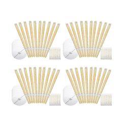 Crexa 40 Pack bivoks øre stearinlys voks fjerning, 9 inches naturlig ørevoks stearinlys for øret candling voks fjerning, øre candling stearinlys fo...