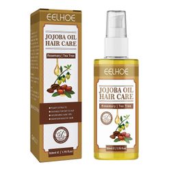Jojoba hiustenhoitoöljy korjaa kuivat vaurioituneet hiukset sileät sileät pörröiset hiukset eteerinen öljy