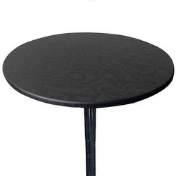 pyöreä 60-130cm vedenpitävä pöytäliina pöytäliina pöytäliina joustava suoja musta 120cm