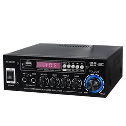 2000 W vahvistin integroitu vahvistin bluetooth 5.0 HiFi stereovahvistin digitaalinen FM