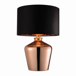 Endon Lighting Waldorf Bordlampe Kobber glas, E27