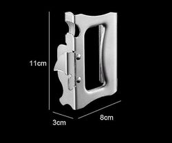 1pc Metal Can Tinn Opener rustfritt stål Heavy Duty Cutter Lett Komfortabel Håndtak Grip