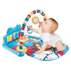 Jqueen Baby Fitness Stand Musikk Piano Projektor leketøy Nyfødt Baby Piano Game Pad Piano farge 1