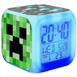Minecraft color couleur changeante quatuor rveil led veilleuse cadeau d'anniversaire cadeau de no?l 1