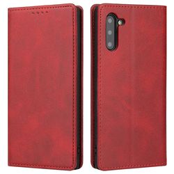 Samsung Note10 magnetisk mobiltelefon taske Rød