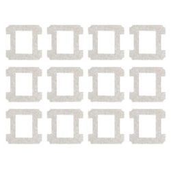 Yhteensopiva W2 Pro / W2 Omni Mop -liinojen kanssa Rag Pad Window Robot Cleaner Varaosatarvikkeet 12kpl