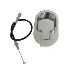 Sohvatuolikahva vapautusvivun liipaisinkaapelilla Harmaa