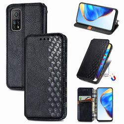Gangxun Sag Til Xiaomi Mi 10t/10t Pro Flip Cover Wallet Flip Cover Wallet Magnetisk beskyttende handytasche sag Etui - Sort