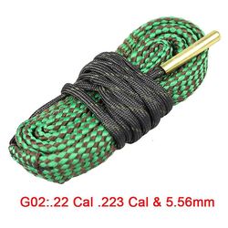 Riffel Rengøring Kit Tool Rifle Barrel Kaliber Reb Jagt Gun Bore Cleaner Kr.