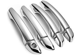 Ovenkahvan suojussarja Peugeot 3008 2017-2022 -mallille, kiiltävä kromiviimeistely, hopea, ei anturin yhteensopivuutta