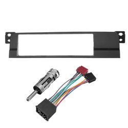 Leked 1 Din bil Radio Stereo Facia adapter DVD-panel monteringssett for BMW E46 1999-2006