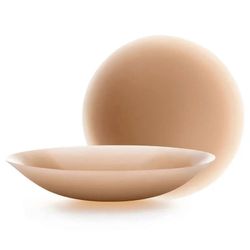 Itseliimautuvat nännisuojat, erittäin ohuet ja uudelleenkäytettävät silikonirintaliivit naisille Khaki 10