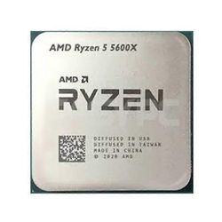 Ryzen 5 5600X prosessori - kanta: AM4, 6 ydintä, 12 säiettä, 3,7 GHz, 32 Mt L3-välimuisti, 65 W TDP.