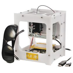 Ruili Neje 300mw Usb Diy Laser Graver Printer Machine (hvid)