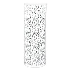 Sateenvarjoteline ontto vapaasti seisova sateenvarjoteline sateenvarjo kauhan koristelu kotitoimiston sisustus Valkoinen