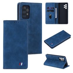 Etui til Samsung Galaxy A52 5g / 4g Cover Magnetisk lukning Tegnebog Bog Flip Folio Stand View Læder cover Stødsikker - Blå