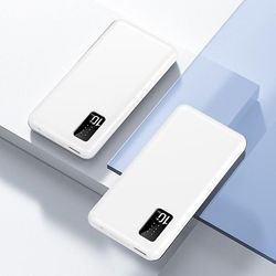 7.4V DC oppvarmet vest Power Bank 20000mAh bærbar lader ekstern batteripakke for oppvarmet jakke Power Bank for Xiaomi Mi iPhone Hvit