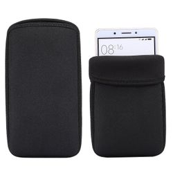 Universaali neopreeni vedenpitävä kangaspussi puhelinlaukkukotelo 6.4-7.2 tuuman älypuhelimille