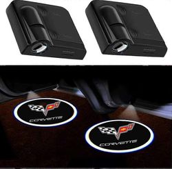 2 kpl Fit Chevy Corvette auton ovi valo logo Ghost varjo valot tervetuliaislamppu