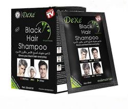 10kpl Dexe Black Hair Shampoo 5-min Instant Hair Dye miehille Naiset Musta väri Uusi 12*9*1