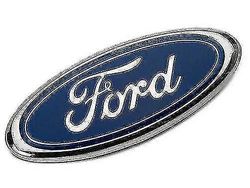 Sininen 9" 3-nastainen Ford Soikea Grillimerkki Tunnus Kauttakulkuun Mk6 Mk7 2006 - 2014