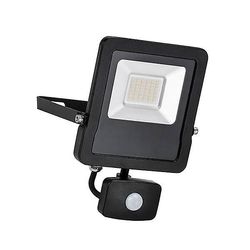 Saxby Lighting (Poole) Surge Integreret LED PIR Udendørs Væg Oversvømmelse Lys Matt Black, Glas IP44
