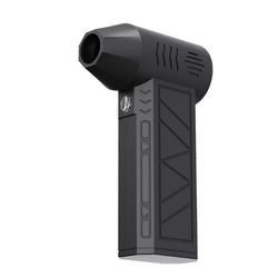 Mini ilmapuhallin lisäsuuttimella 130000RPM turbo suihkupuhallin tuulen nopeus 39.5m / s sähköpuhallin puhallus pölynkuivain Musta