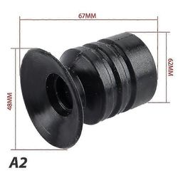 Taktinen kiväärin kiikaritähtäin Okulaari Eyeshade Kumi iskunesto-optiikka Sight Eye Protector Cover Eyecup Scalable Eyeguard-XinHan 2