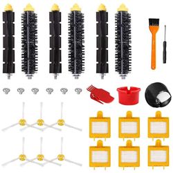 Velegnet til Roomba 700 Serie 700 720 750 760 765 770 Fejerengøring Tilbehør Sidebørster, Filter, Rullebørste