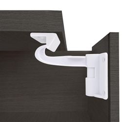 Barsinfi 8pcs Usynlig Baby Proofing Cabinet Låse Ingen boring eller nødvendige værktøjer
