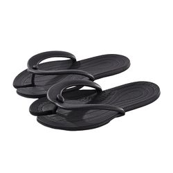 Crocs kvinder serena flip flop thongs sommer strandsko sandaler - sort / sort 41