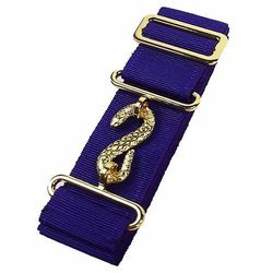 Bricks Masons Masonic bælte extender lilla Guld Regular