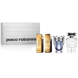 Giftset Paco Rabanne 1 million EDT 5ml + 1 million parfume 5ml + Invictus Edt 5ml + Phantom Edt 5ml