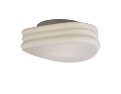 Inspired Lighting Mediterraneo Skylleloft, Væg 2 Lys E27 Medium, matteret hvidt glas