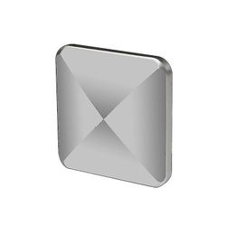 Mikasa Abs Flipo Flip Desktop Dekompression Artifact Kinetic Energy Finger Legetøj-pres Firkantet sølv