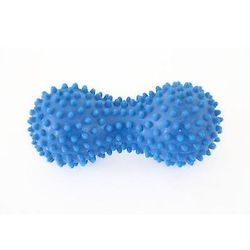 Peanut pvc yoga forsyninger med torne træning massage peanut hånd bold yoga fitness bold oppustet airbag peanut ball 6 farver Beige