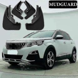 4kpl Roiskeläpät Peugeot 3008 Mk2 GT (2017 - 2021) -mallille - Roiskesuojat edessä ja takana